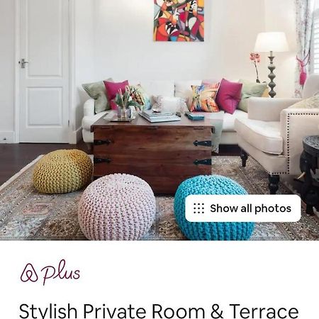 Stylish Room With Private Bath & Terrace In Super Central Clapham Junction Minutes From Victoria, Waterloo London Exteriör bild